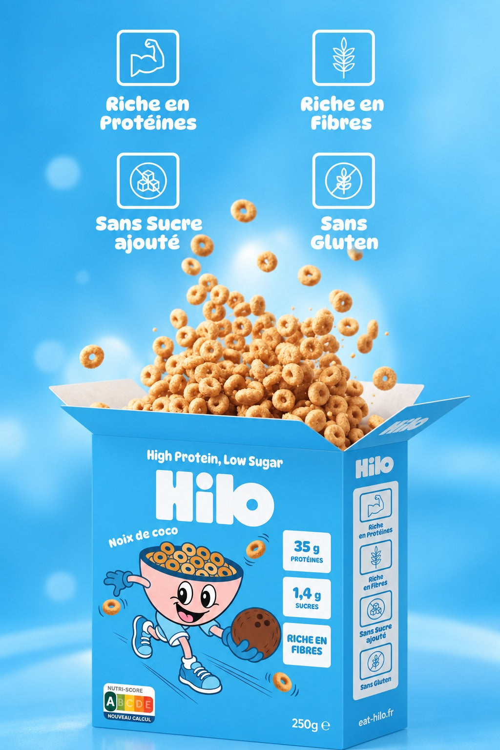 Céréales protéinées Noix de Coco