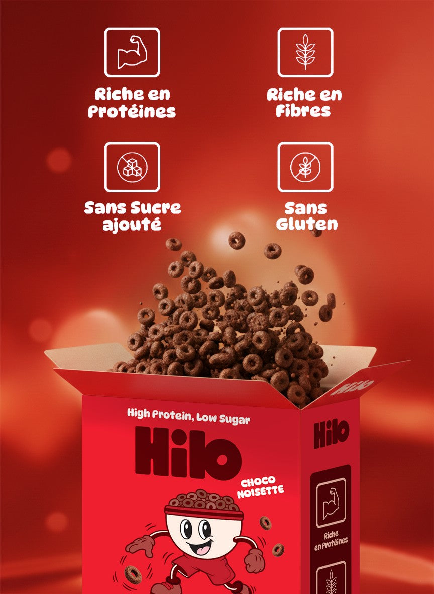 Céréales protéinées Choco-Noisette