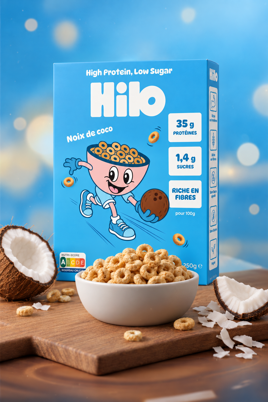 Céréales protéinées Noix de Coco